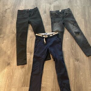 Bundle of boys pants skinny jeans & chino pants Zara